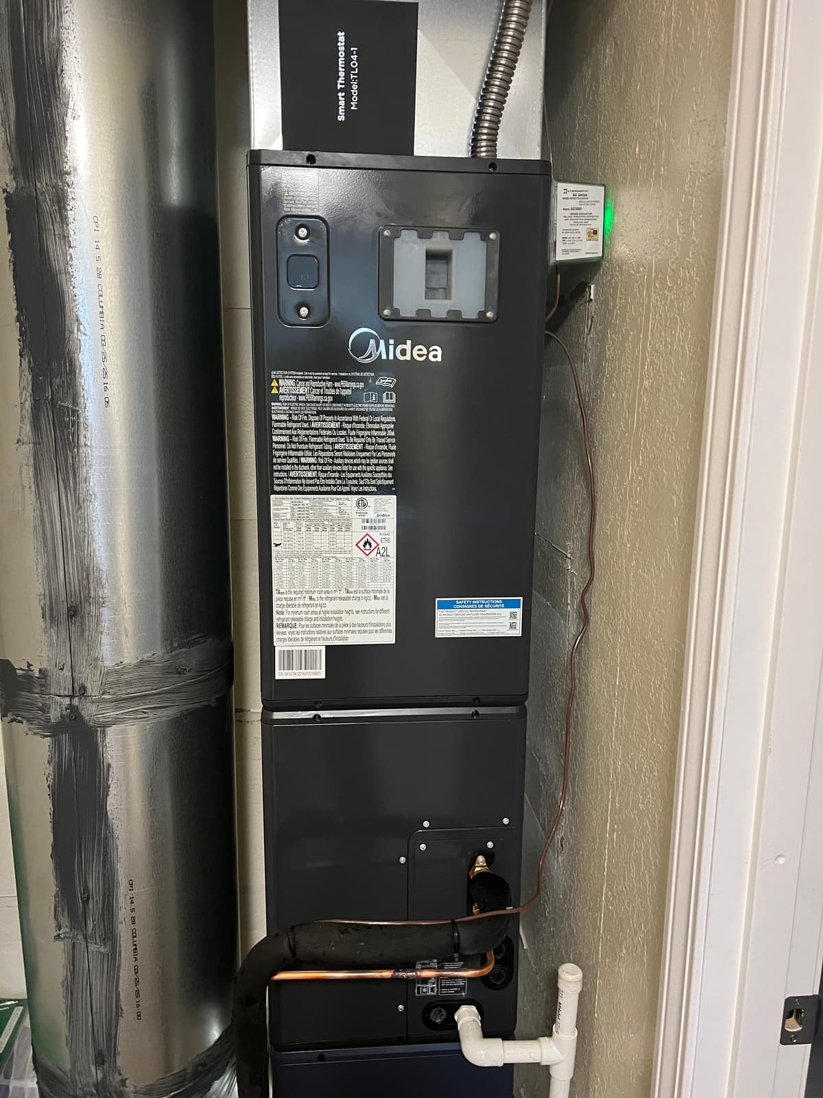 HVAC installation project