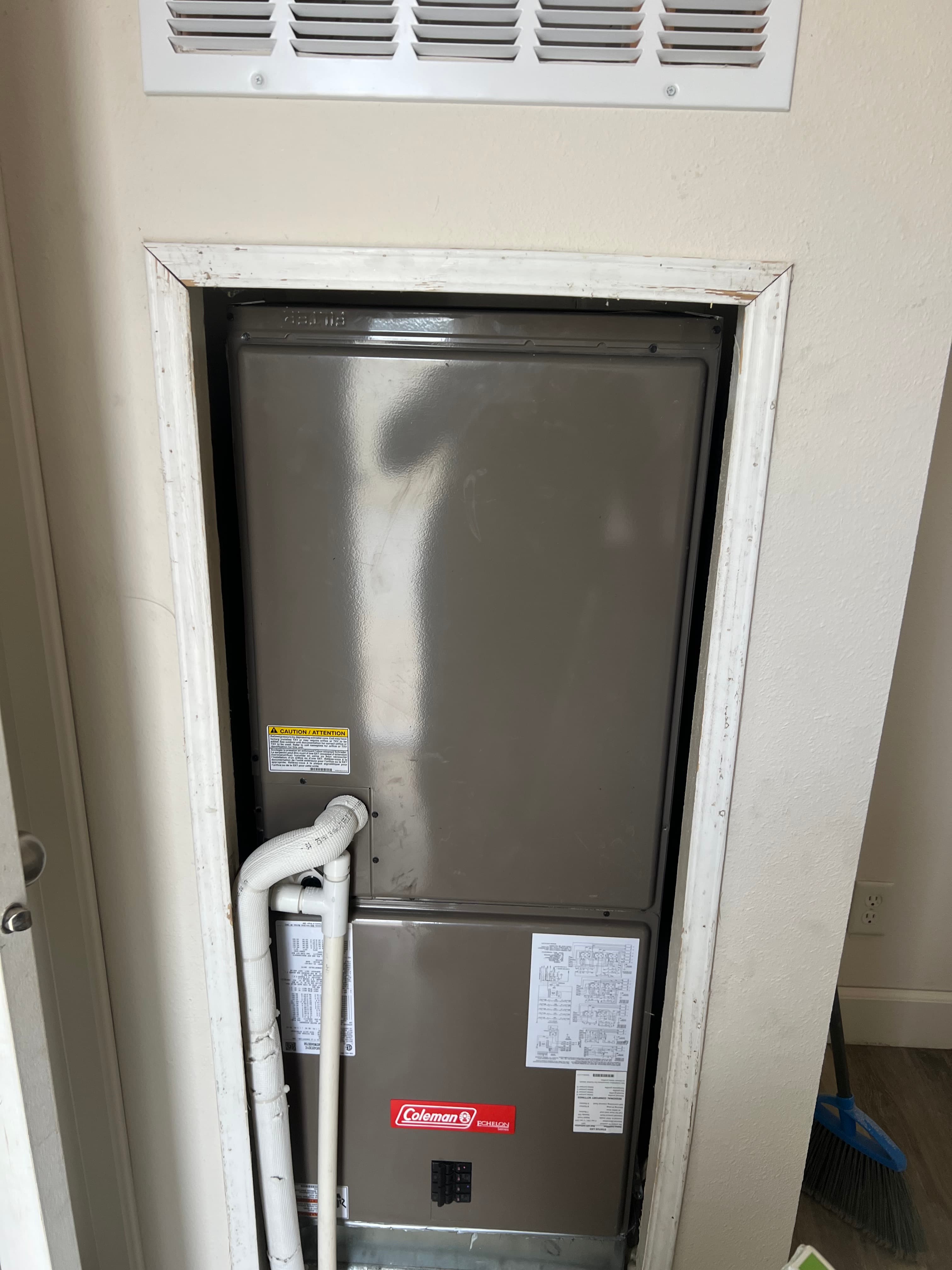 Coleman furnace installation by Aztec HVAC