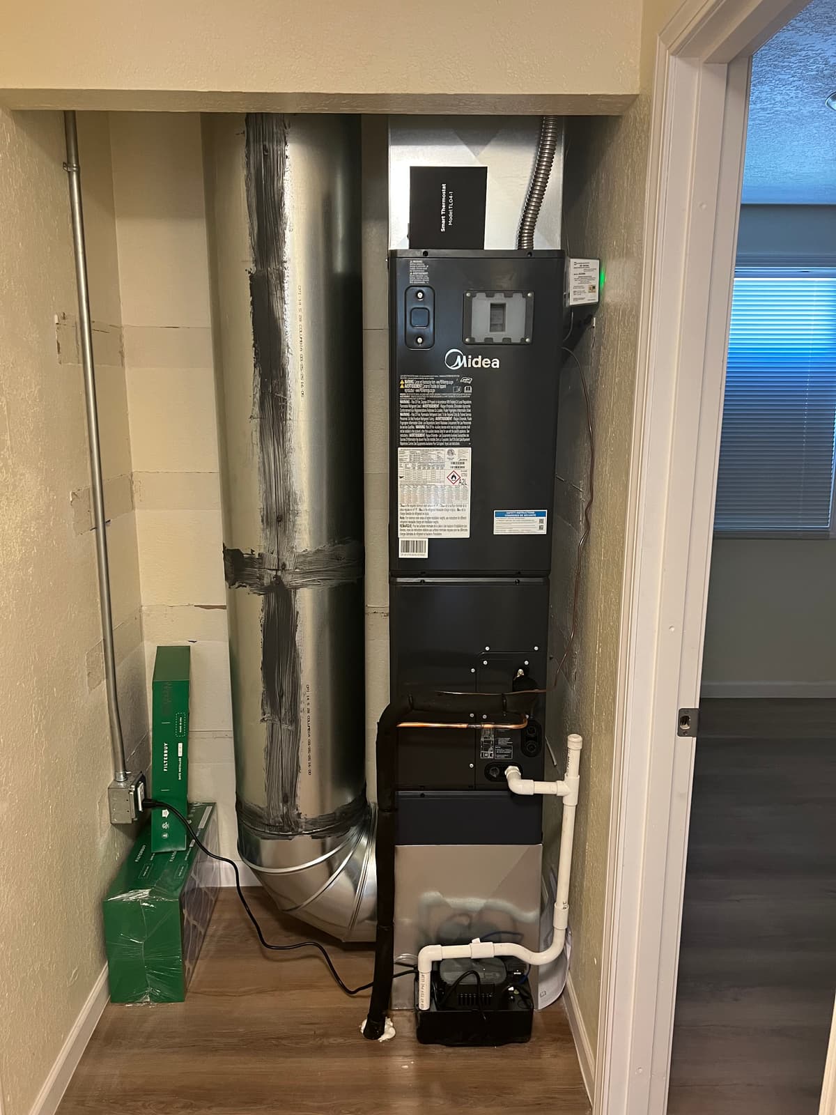 HVAC installation project