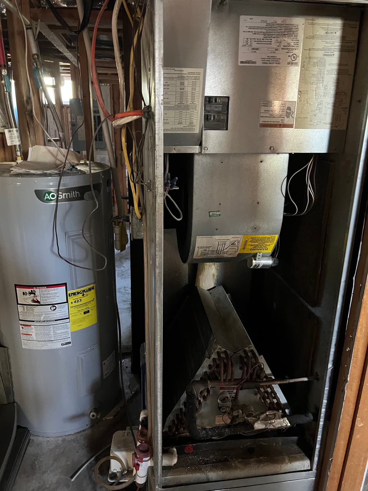 Furnace repair project