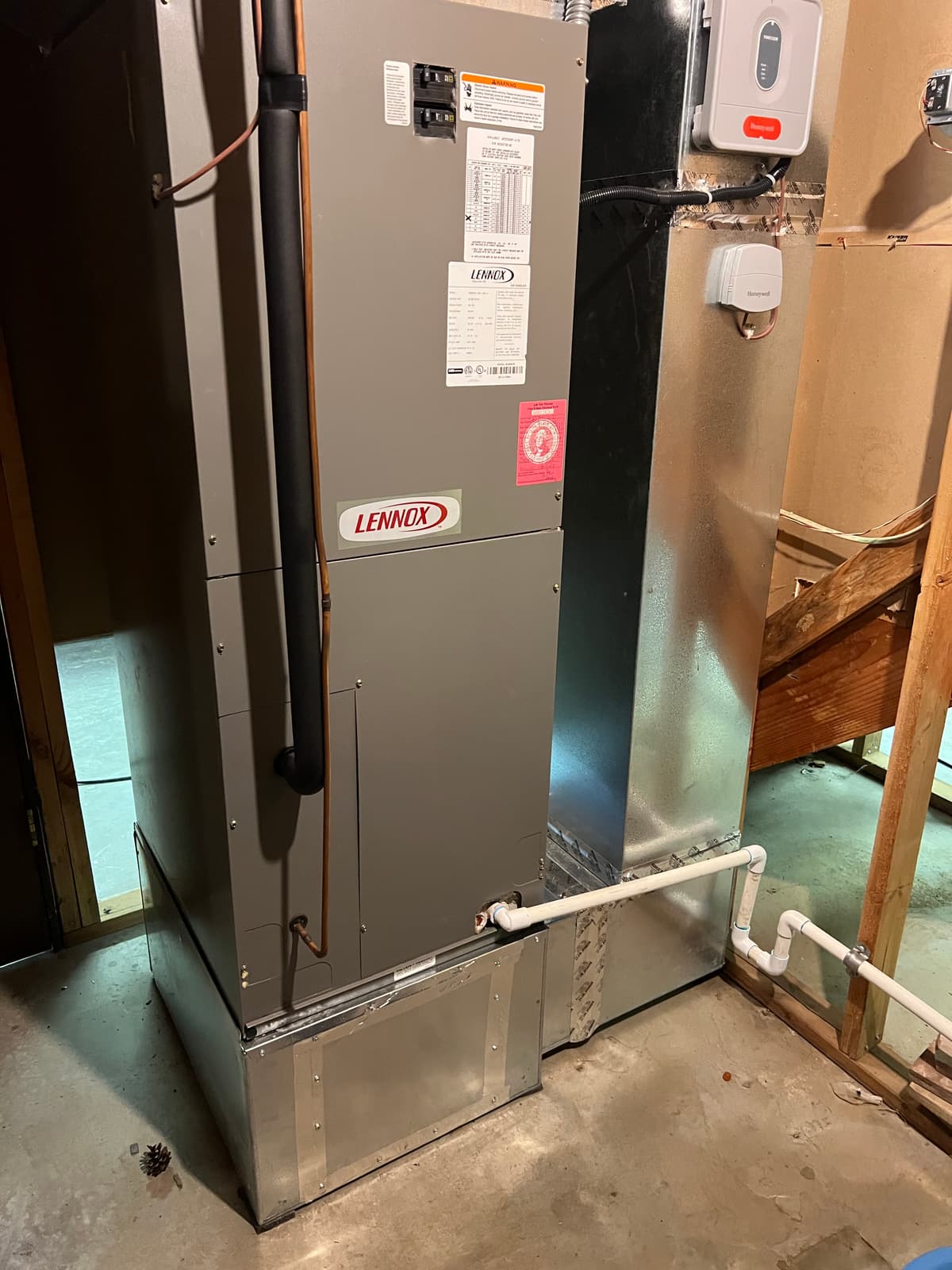 Furnace installation project